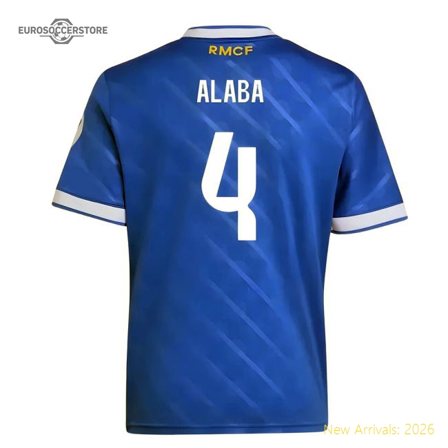 2025-2026 Real Madrid Third Shirt (Kids) (Alaba 4)-Football Jersey Hub