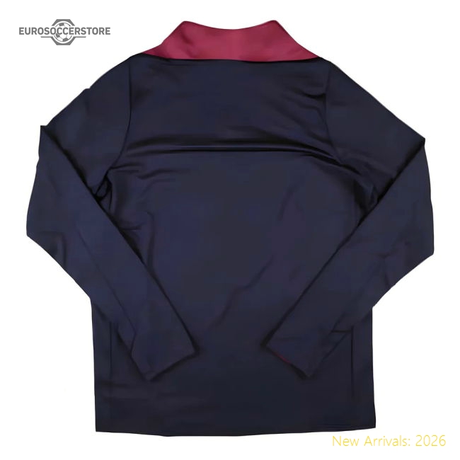 2024-2025 England Strike Football Drill Top (Purple Ink)-Football Jersey Hub