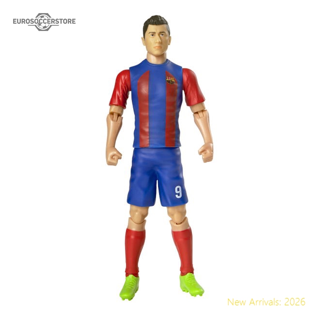 FC Barcelona Lewandowski 20cm Action Figure-Football Jersey Hub