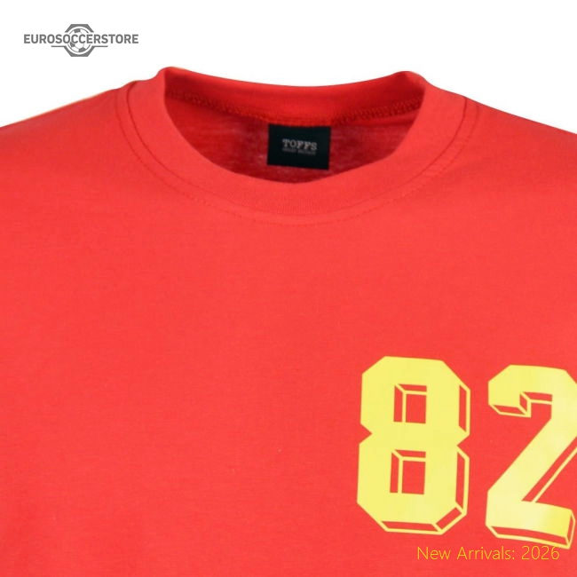 Spain 1982 World Cup T-Shirt-Football Jersey Hub