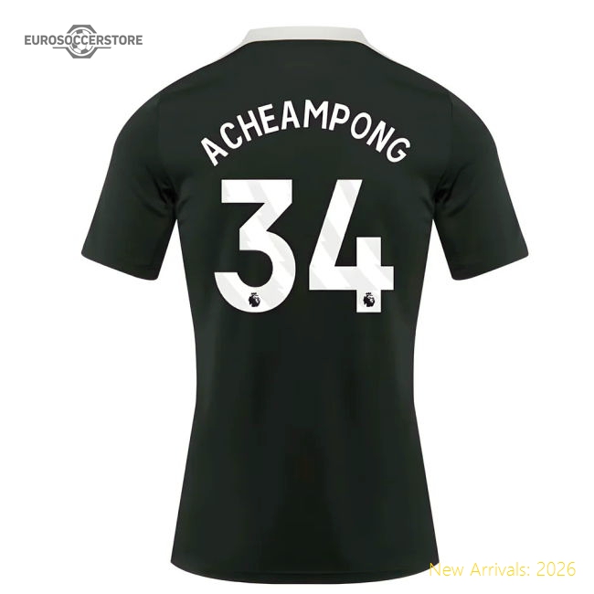 2025-2026 Chelsea Dri-Fit Strike Training Shirt (Green) (Acheampong 34)-Football Jersey Hub