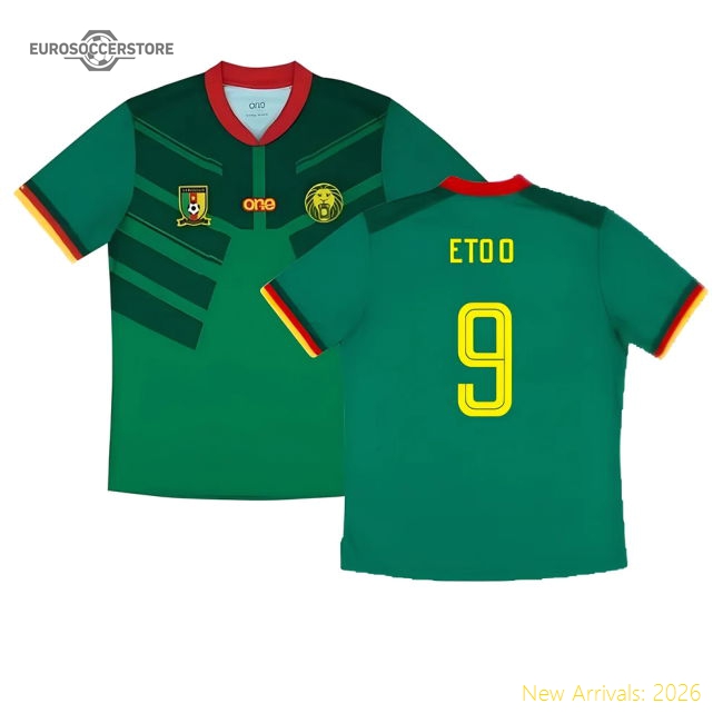 2022-2023 Cameroon Home Pro Shirt (Kids) (ETO O 9)-Football Jersey Hub