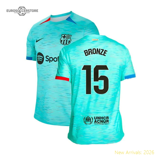 2023-2024 Barcelona Third Shirt (Bronze 15)-Football Jersey Hub
