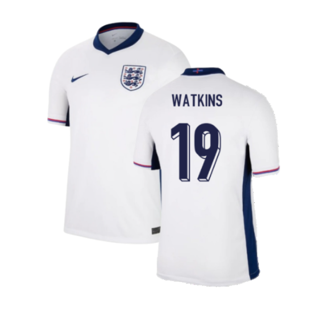 2024-2025 England Home Shirt (Watkins 19)-Football Jersey Hub