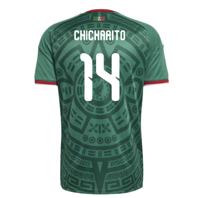 2026-2027 Mexico Home Shirt (Chicharito 14)-Football Jersey Hub
