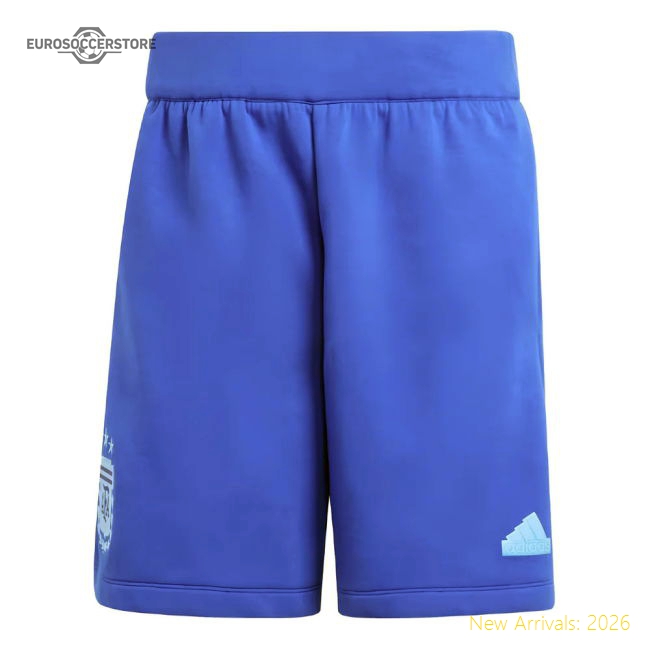 2024-2025 Argentina Travel Shorts (Blue)-Football Jersey Hub