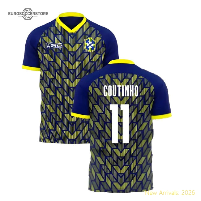 Brazil 2025-2026 Special Edition Concept Football Kit (Airo) (COUTINHO 11)-Football Jersey Hub