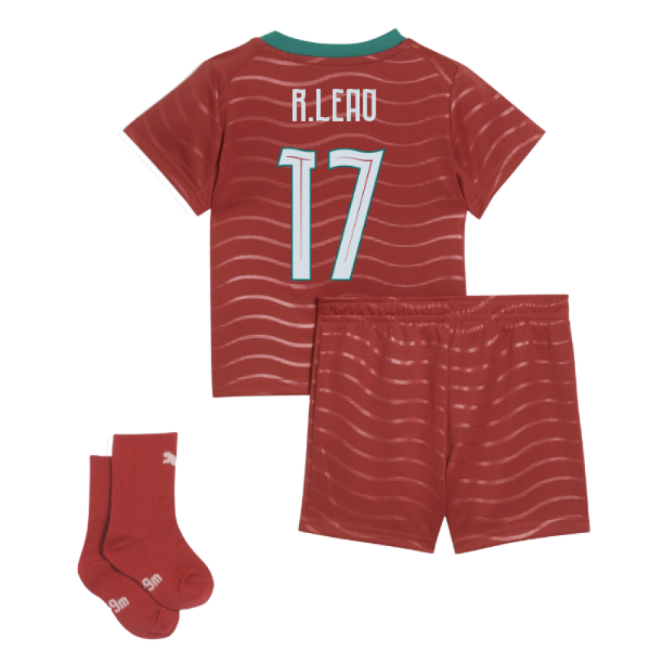 2026-2027 Portugal Home Baby Kit (R.Leao 17)-Football Jersey Hub