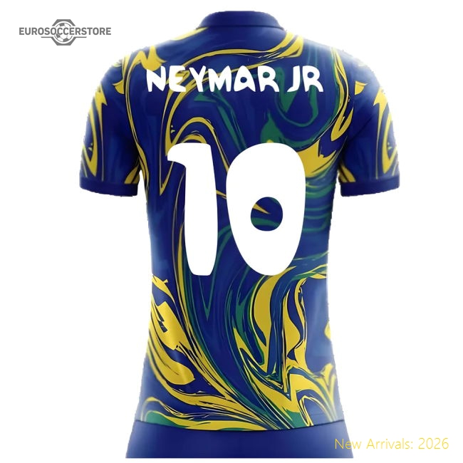 2025-2026 Brazil Away Concept Shirt (Neymar Jr 10) - Kids-Football Jersey Hub