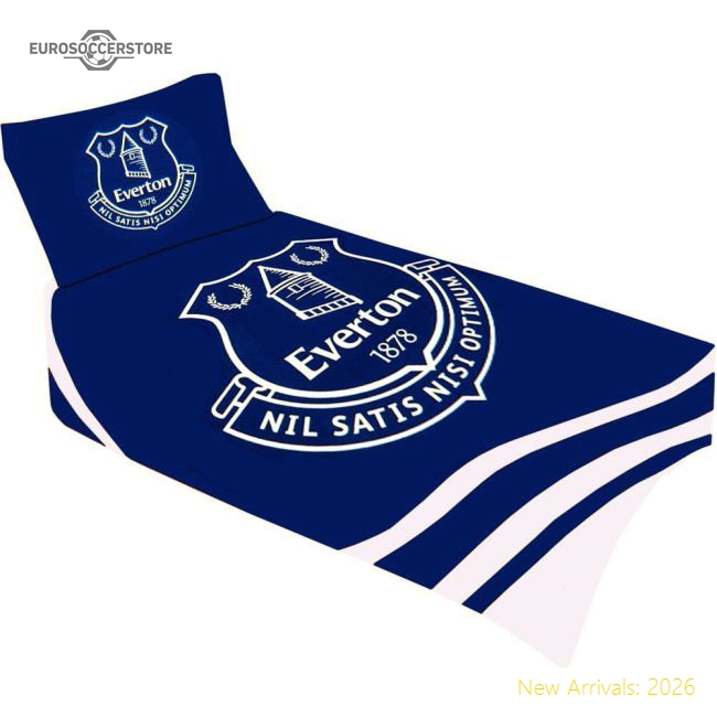 Everton FC Pulse Single Duvet Set-Football Jersey Hub