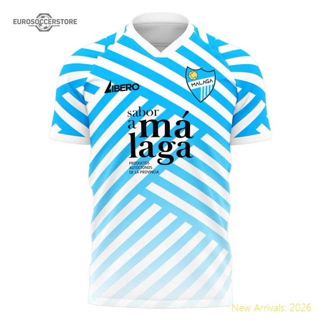 Malaga 2024-2025 Home Concept Football Kit (Libero) (Your Name)-Football Jersey Hub
