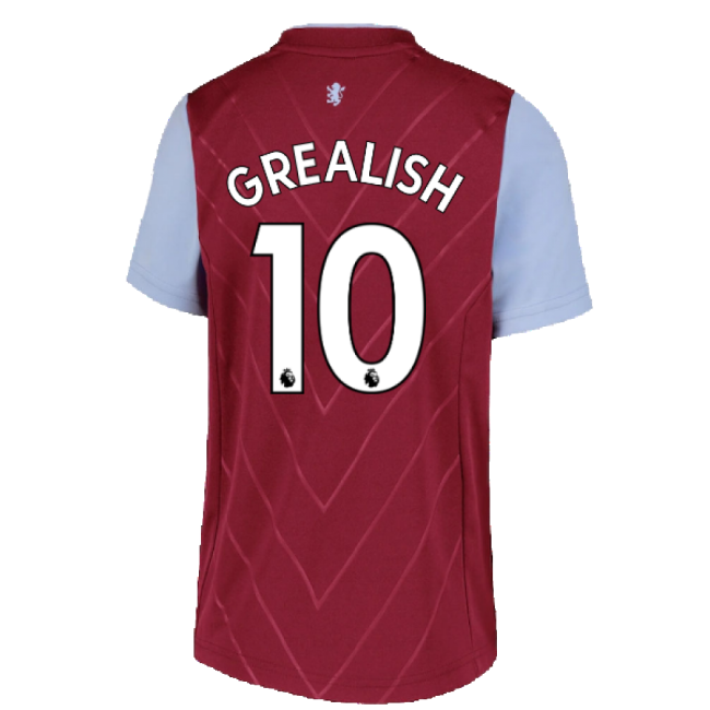 2022-2023 Aston Villa Home Shirt (Kids) (GREALISH 10)-Football Jersey Hub