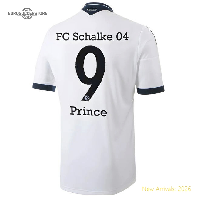 Schalke 2013-14 Away Shirt (Boateng #9) ((Good) M)-Football Jersey Hub