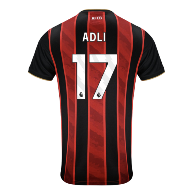 2025-2026 Bournemouth Home Shirt (Adli 17)-Football Jersey Hub