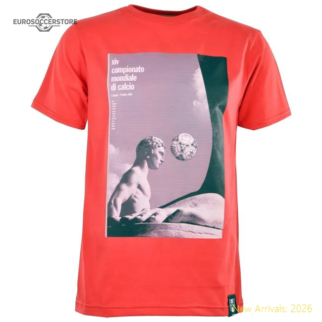 Pennarello World Cup: Italia 1990 - T-Shirt - Red-Football Jersey Hub