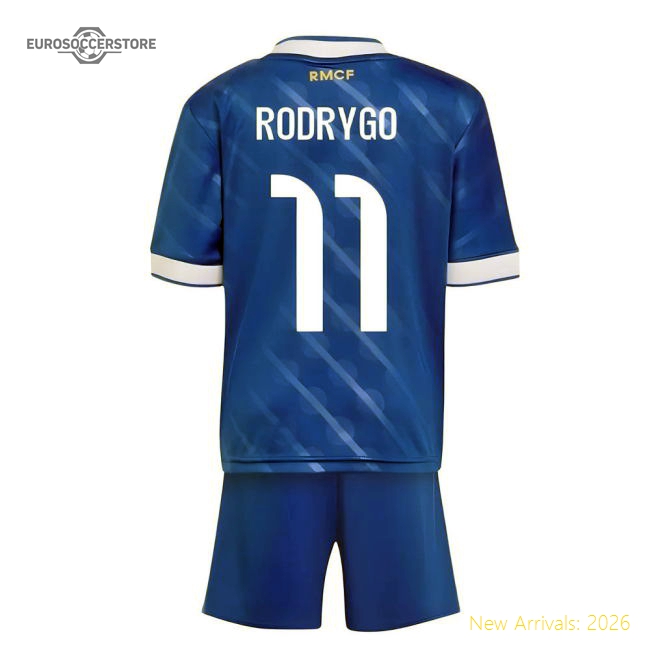2025-2026 Real Madrid Third Youth Kit (Rodrygo 11)-Football Jersey Hub