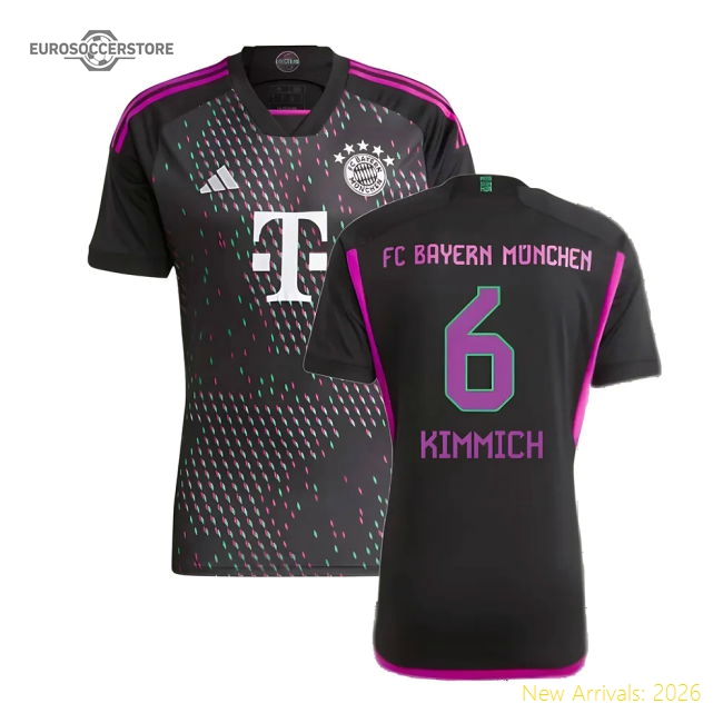 2023-2024 Bayern Munich Away Shirt (Kimmich 6)-Football Jersey Hub