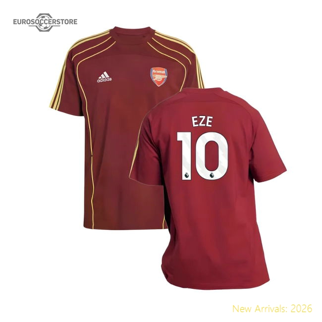 2025-2026 Arsenal UBP Tee (Noble Maroon) (Eze 10)-Football Jersey Hub