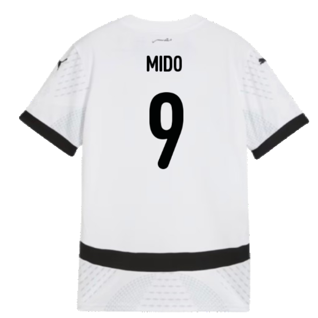 2024-2025 Egypt Away Shirt (Kids) (Mido 9)-Football Jersey Hub