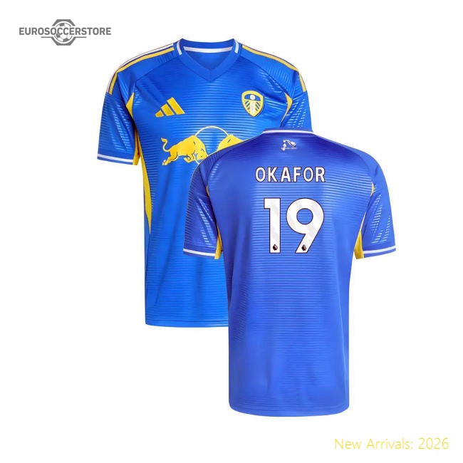 2025-2026 Leeds Away Shirt (Okafor 19)-Football Jersey Hub
