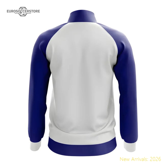 France Concept Football Track Jacket (White)-Football Jersey Hub