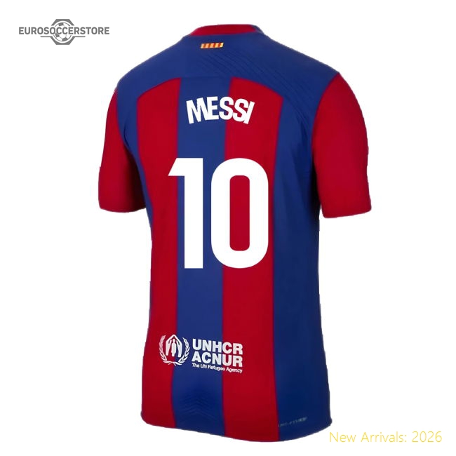 2023-2024 Barcelona Authentic Home Shirt (Messi 10)-Football Jersey Hub