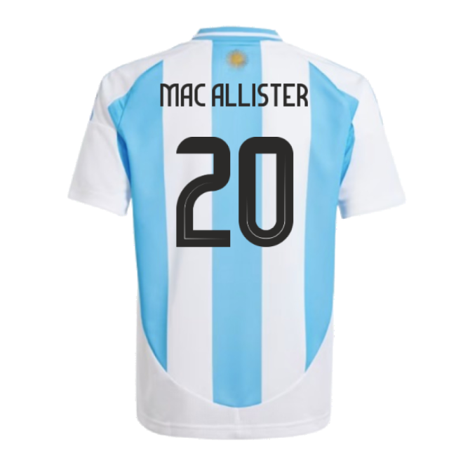 2024-2025 Argentina Home Shirt (Kids) (MAC ALLISTER 20)-Football Jersey Hub