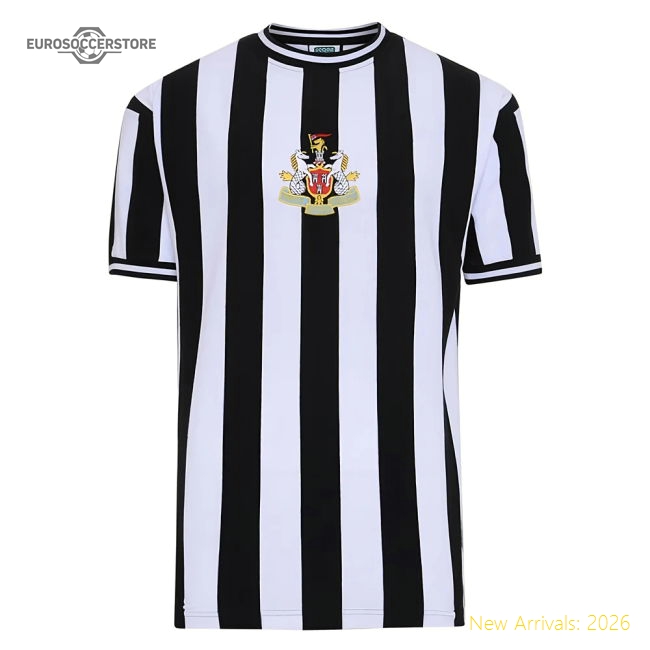 Score Draw Newcastle United 1974 Retro Football Shirt-Football Jersey Hub