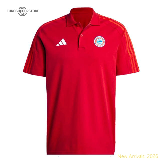 2024-2025 Bayern Munich DNA Polo Shirt (Red)-Football Jersey Hub