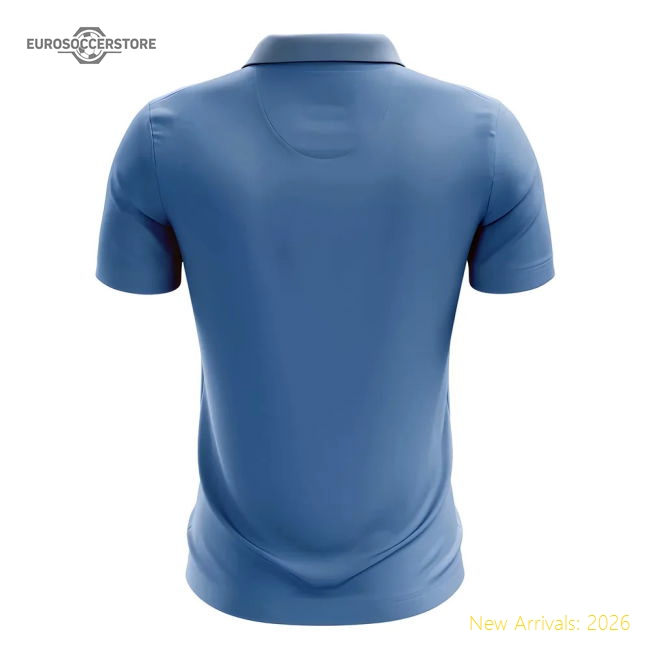 Argentina Football Polo Shirt (Sky)-Football Jersey Hub
