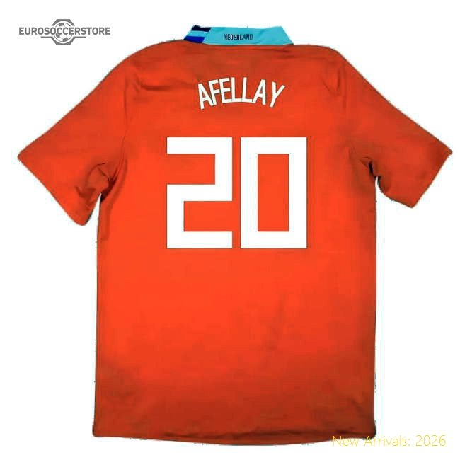 Holland 2008-10 Home Shirt ((Excellent) XL) (Afellay 20)-Football Jersey Hub