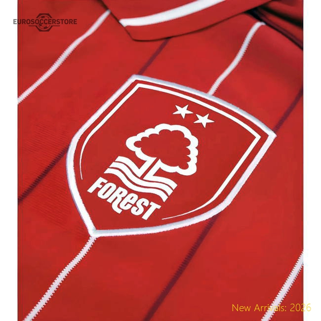 2025-2026 Nottingham Forest Home Shirt-Football Jersey Hub