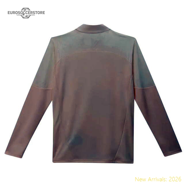 2024-2025 St Pauli Training 1/4 Zip Top (Sugared Almond)-Football Jersey Hub