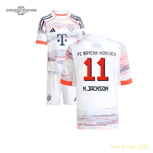 2025-2026 Bayern Munich Away Mini Kit (N.Jackson 11)-Football Jersey Hub