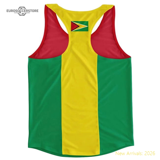 Guyana Flag Running Vest-Football Jersey Hub