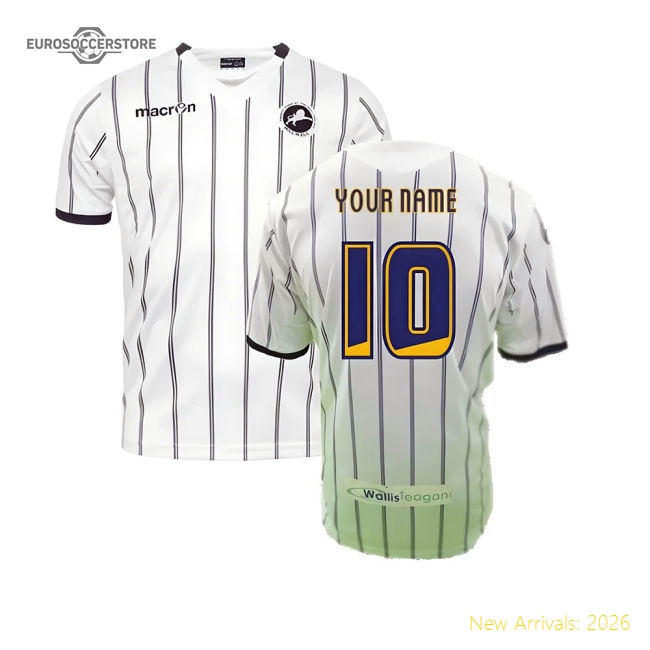 Millwall 2013-14 Away Shirt ((Good) XXL) (Your Name)-Football Jersey Hub
