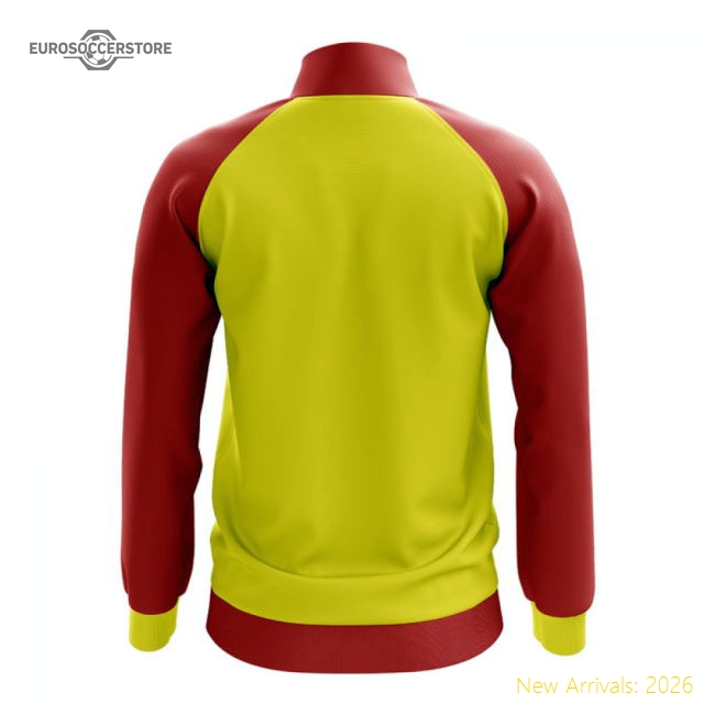 Brunei Concept Football Track Jacket (Yellow) - Kids-Football Jersey Hub