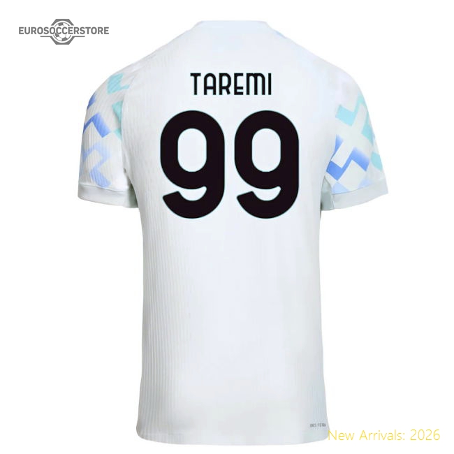 2025-2026 Inter Milan Authentic Away Shirt (Taremi 99)-Football Jersey Hub