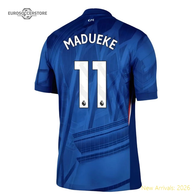 2025-2026 Chelsea Home Shirt (Madueke 11)-Football Jersey Hub