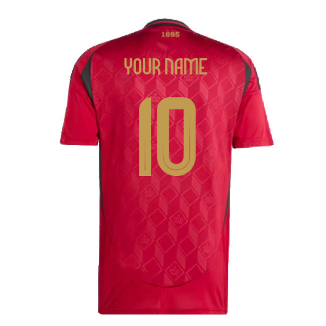 2024-2025 Belgium Home Shirt (Your Name)-Football Jersey Hub