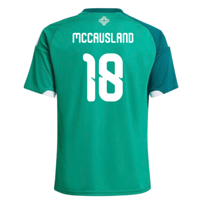 2026-2027 Northern Ireland Home Shirt (Kids) (McCausland 18)-Football Jersey Hub