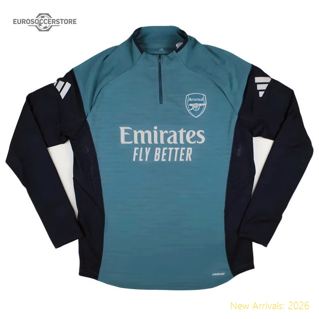 2025-2026 Arsenal Pro Training Top (Blue)-Football Jersey Hub