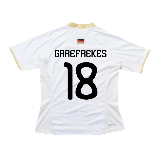 Germany 2011-12 Women\'s Home Shirt ((Good) L) (Garefrekes 18)-Football Jersey Hub