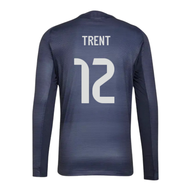 2025-2026 Real Madrid Long Sleeve Away Shirt (Trent 12)-Football Jersey Hub