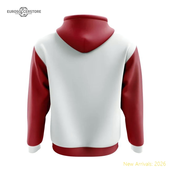 England Concept Country Football Hoody (White)-Football Jersey Hub