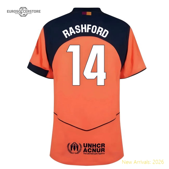 2025-2026 Barcelona Authentic Third Shirt (Rashford 14)-Football Jersey Hub
