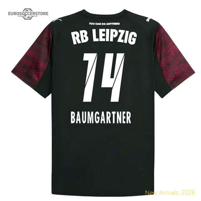 2025-2026 Red Bull Leipzig Third Shirt (Baumgartner 14)-Football Jersey Hub