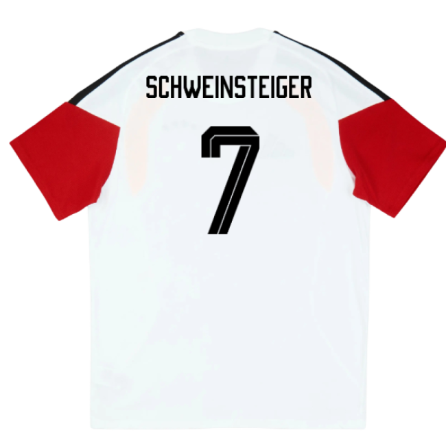2026-2027 Germany Training Tee (White) - Kids (Schweinsteiger 7)-Football Jersey Hub