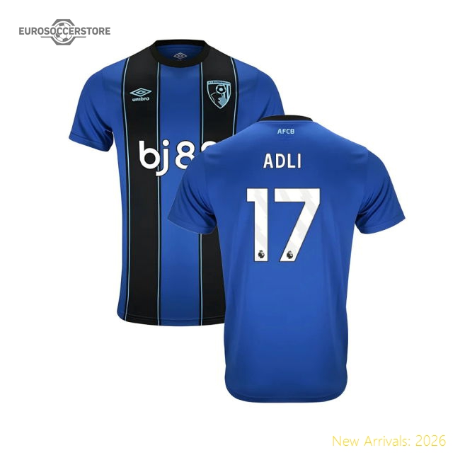 2025-2026 Bournemouth Away Shirt (Adli 17)-Football Jersey Hub