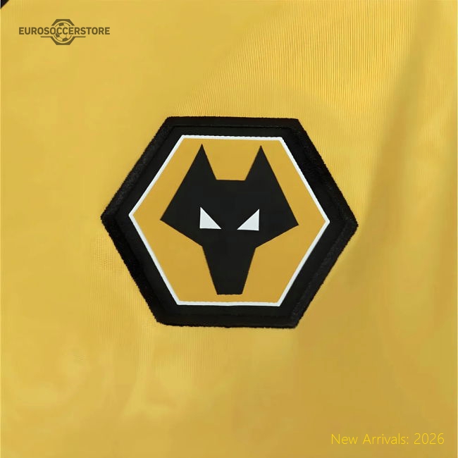 2025-2026 Wolves Home Shirt (Womens)-Football Jersey Hub